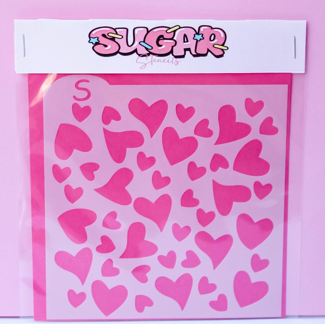SWEET HEARTS STENCILS