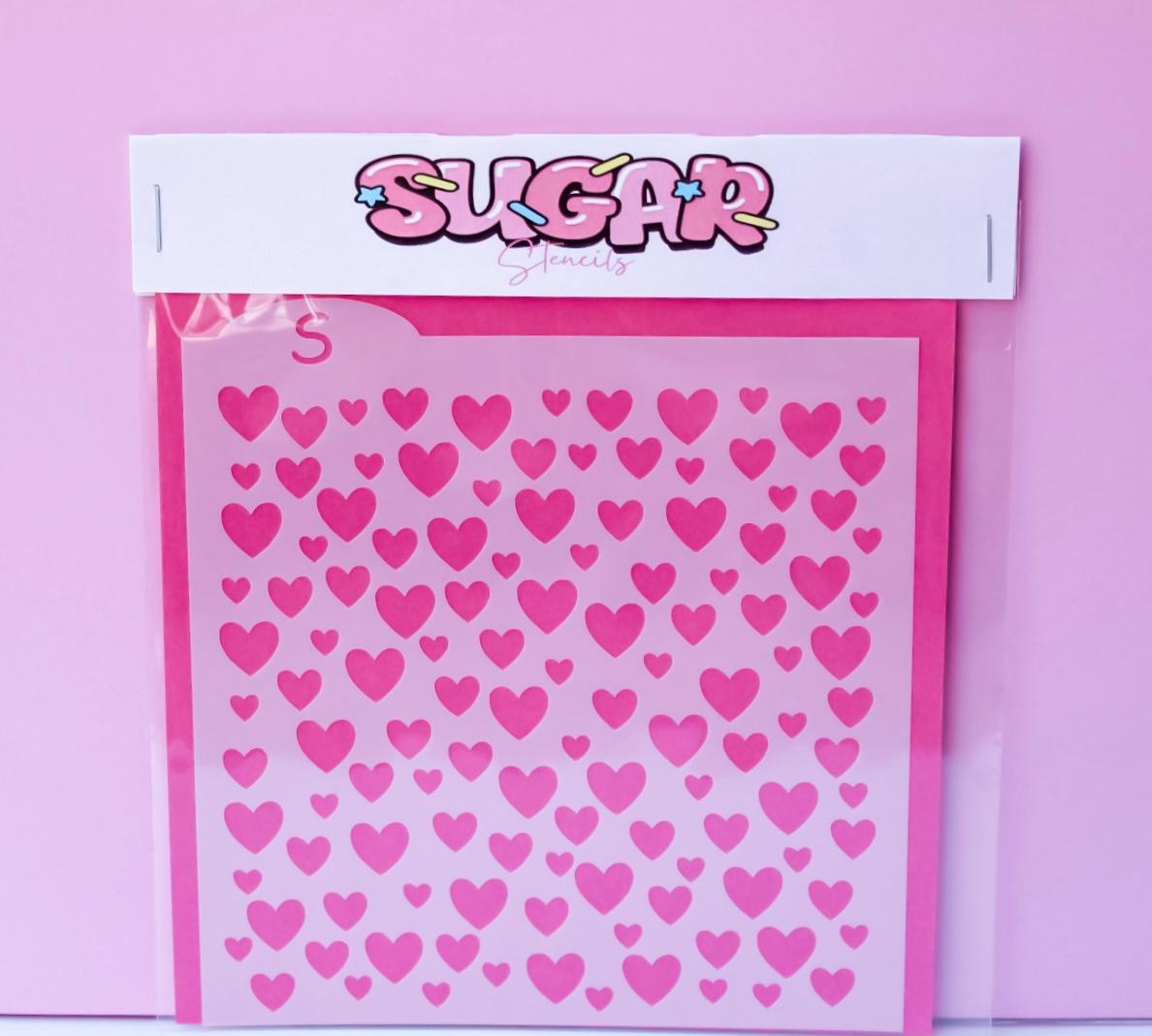 HEARTS STENCILS